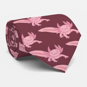 Glimlachende Roze Axolotl Das – Cute Kawaii Design