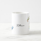 Glimlachende Schattigee Little Blue Bird met aardb Koffiemok (Center)