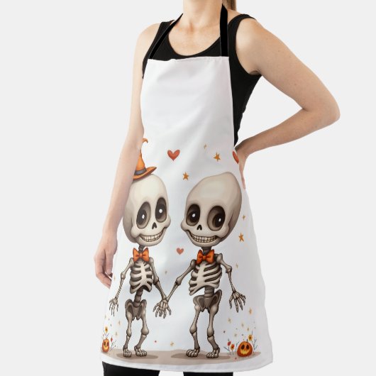 Glimlachende skeletten schort (Insitu)