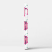 Glimlachende slapende aardbeien, schattig patroon. Case-Mate iPhone case (Achterkant / Links)