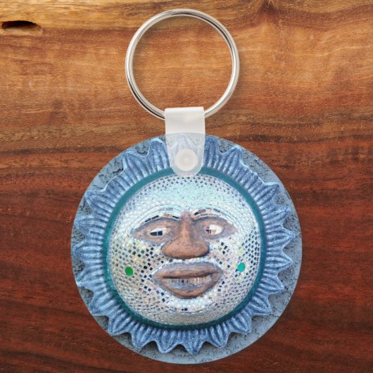 glimlachende sleutelhanger van zonnezijde (Voorkant)