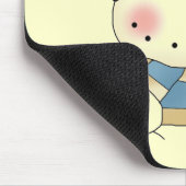 Glimlachende Sneeuwman Tshirts en geschenken Muismat (Hoek)