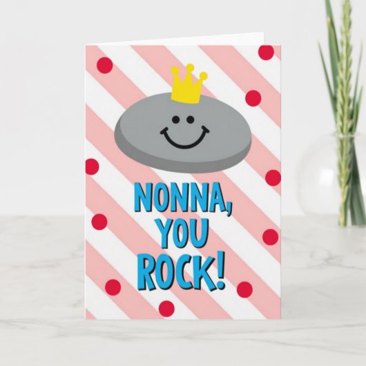 Glimlachende Steen Nonna Rotsen Kaart (Voorkant)