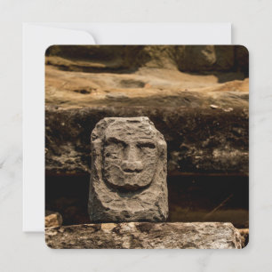 Glimlachende Stenen Totem Cambodja Kaart