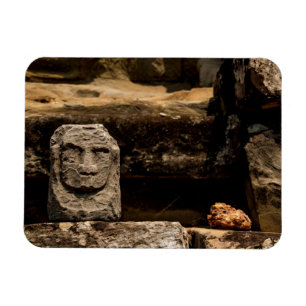 Glimlachende Stenen Totem Cambodja Magneet - Recht