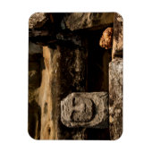 Glimlachende Stenen Totem Cambodja Magneet - Recht (Verticaal)