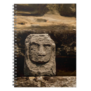Glimlachende Stenen Totem Cambodja Notitieboek