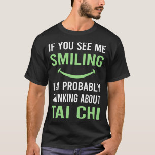 Glimlachende Tai Chi T-shirt