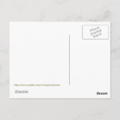 Glimlachende Turkije Hoed Briefkaart (Achterkant)