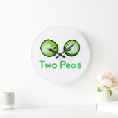 Glimlachende twee erwten Schattigee vriendschapsku Grote Klok (Huis)