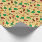 glimlachende Veggies Cadeaupapier (Hoek)