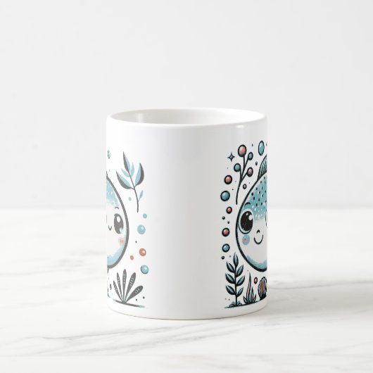 Glimlachende vis mok (Center)