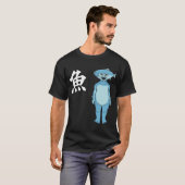 Glimlachende vis t-shirt (Voorkant volledig)