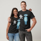 Glimlachende vis t-shirt (Unisex)
