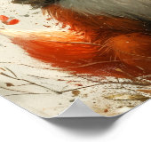 Glimlachende Vos Print (Hoek)