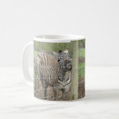 Glimlachende zebra koffiemok (Voorkant links)