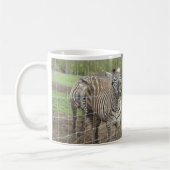 Glimlachende zebra koffiemok (Links)