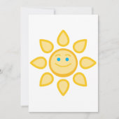 Glimlachende Zon Gelukkige Zonneschijn Kaart (Voorkant)