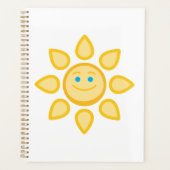 Glimlachende Zon Gelukkige Zonneschijn Planner (Voorkant)