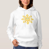 Glimlachende zon Happy Sunshine Hoodie (Voorkant)