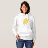 Glimlachende zon Happy Sunshine Hoodie (Voorkant volledig)