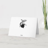 Glimlachende Zon Maan Groen Sabzeh Perzisch Nieuwj Feestdagen Kaart (Achterkant)