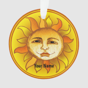Glimlachende Zon Ornament