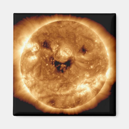 Glimlachende Zon van NASA Solar Observatorium Magneet (Voorkant)