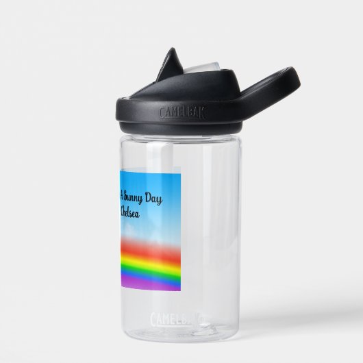 Glimlachende zon waterfles (Links)