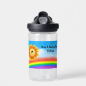 Glimlachende zon waterfles (Voorkant)