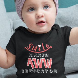 Glimlachmaker Aww Generator Hart & Glimlach Romper