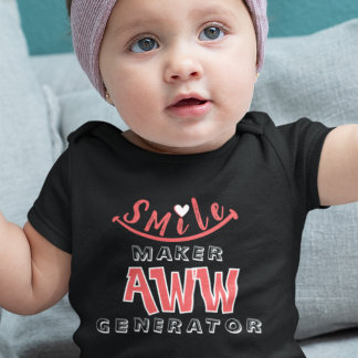 Glimlachmaker Aww Generator Hart & Glimlach Romper
