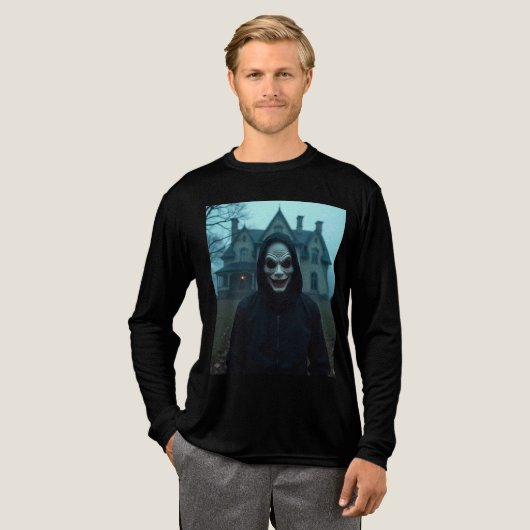  glimlachmasker Tri-Blend shirt (Voorkant)