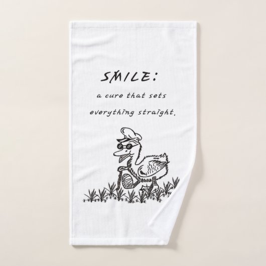 GLIMLACHT DIE HANDDOEK GENEZEN (Handdoek)