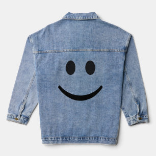 Glimlacht en verrast Shirt Denim Jacket