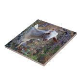 glimlachte geit tegeltje (Zijkant)