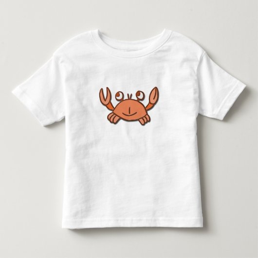 glimlachte krab kinder shirts (Voorkant)