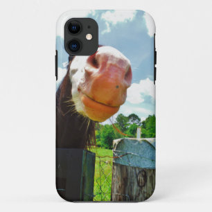 glimlachte paarden iPhone 11 hoesje