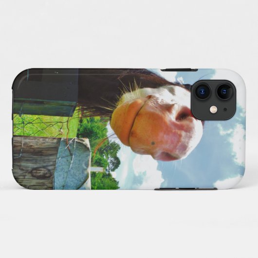 glimlachte paarden Case-Mate iPhone case (Achterkant (horizontaal))