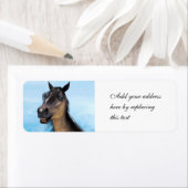 glimlachte paarden etiket (Insitu)