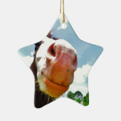 glimlachte paarden keramisch ornament (Rechts)