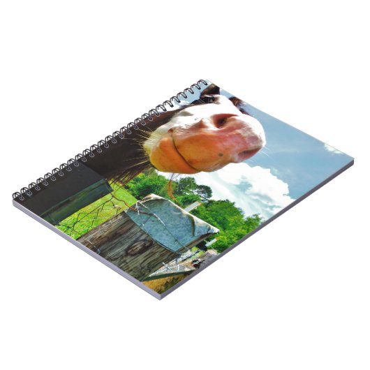 glimlachte paarden notitieboek (Linkerzijde)