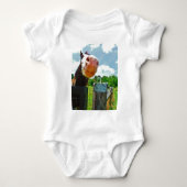 glimlachte paarden romper (Voorkant)