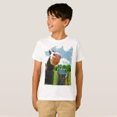 glimlachte paarden t-shirt (Voorkant volledig)