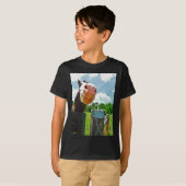 glimlachte paarden t-shirt (Voorkant volledig)
