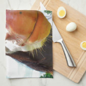 glimlachte paarden theedoek (Quarter Fold)