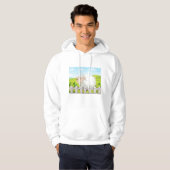 glimlachte schapen hoodie (Voorkant volledig)
