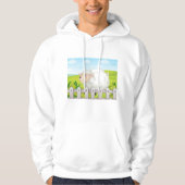 glimlachte schapen hoodie (Voorkant)