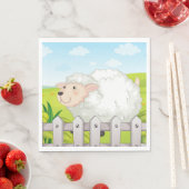 glimlachte schapen servet (Insitu)