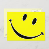 Glimlachte u vandaag? :) briefkaart (Voorkant / Achterkant)